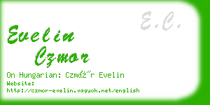 evelin czmor business card
